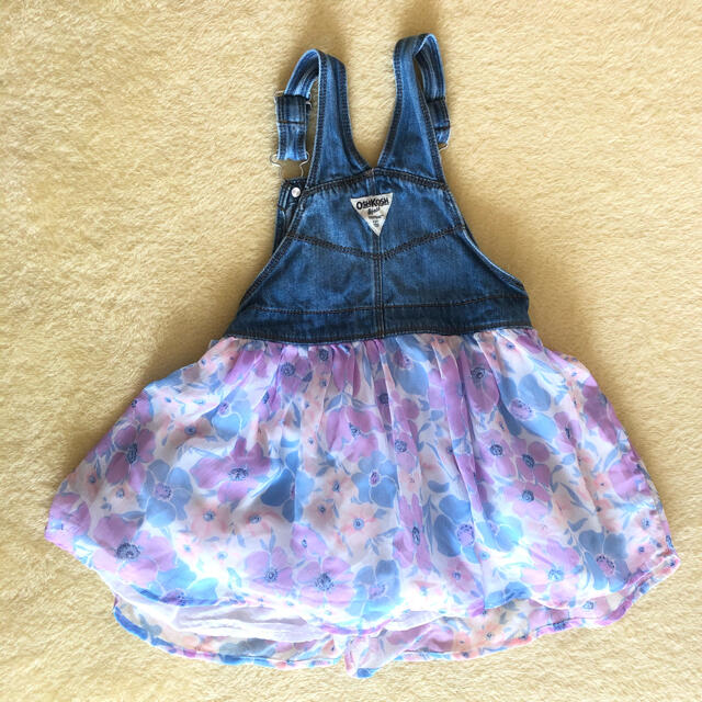 OshKosh(オシュコシュ)のOSHKOSH フレア付きジャンパースカート キッズ/ベビー/マタニティのキッズ服女の子用(90cm~)(ワンピース)の商品写真