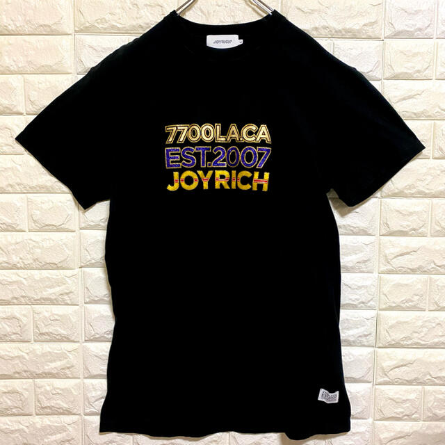 JOYRICH ジョイリッチ ロゴ 半袖 Tシャツ 黒 オーバーサイズ