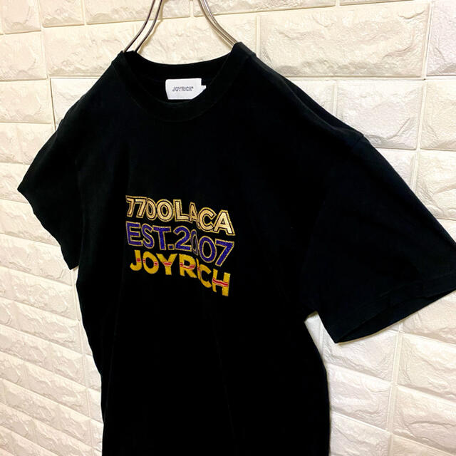 JOYRICH ジョイリッチ ロゴ 半袖 Tシャツ 黒 オーバーサイズ