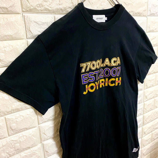 JOYRICH - JOYRICH ジョイリッチ ロゴ 半袖 Tシャツ 黒 オーバーサイズ ...