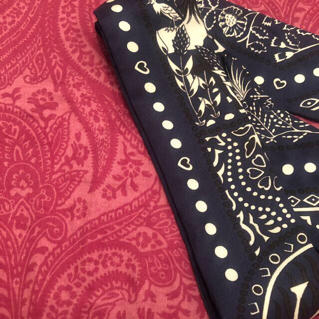 エルメスツイリー❤️バンダナ柄ネイビー ファッション小物 エルメスツイリー❤️バンダナ柄ネイビー ファッション小物