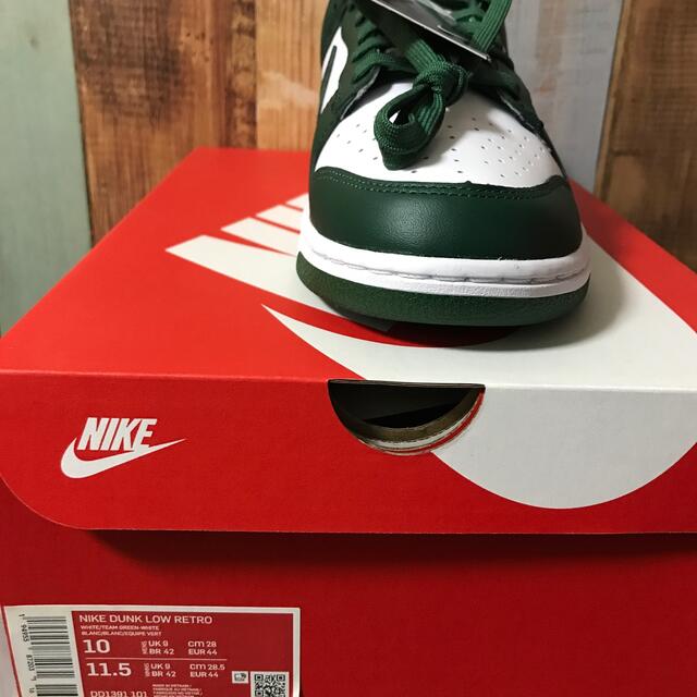 NIKE(ナイキ)のjamu様専用　DUNK LOW varsity green グリーン メンズの靴/シューズ(スニーカー)の商品写真