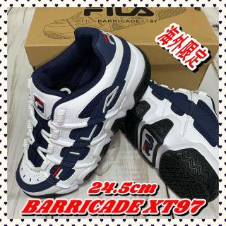 フィラ(FILA)のFILA フィラ BARRICADE XT97LOW ツートン WH/NV(スニーカー)