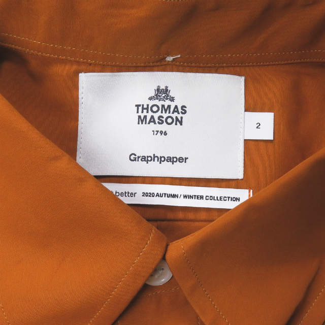 Graphpaper 20AW トーマスメイソン B.D Box Shirt メンズのトップス(シャツ)の商品写真