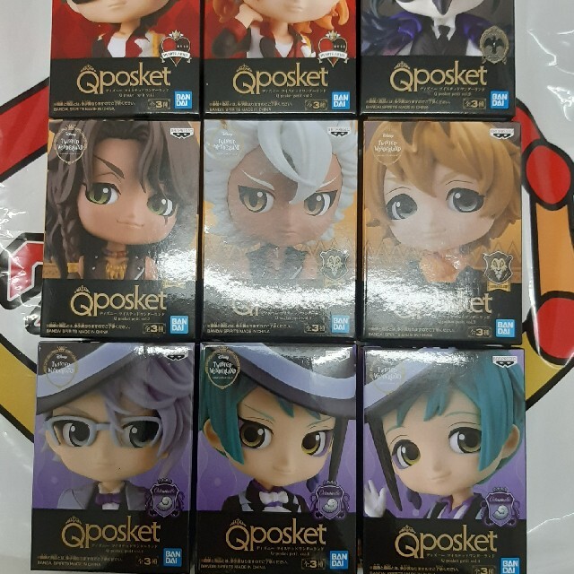 Qposket  ツイステ　フィギュア全種類　12種