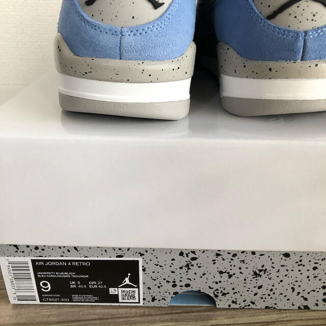 NIKE(ナイキ)のAIR JORDAN 4 "UNIVERSITY BLUE" メンズの靴/シューズ(スニーカー)の商品写真