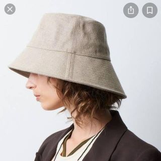 アーバンリサーチ(URBAN RESEARCH)の【試着のみ美品】メゾンドリリス♡リネンポットハット♡(ハット)