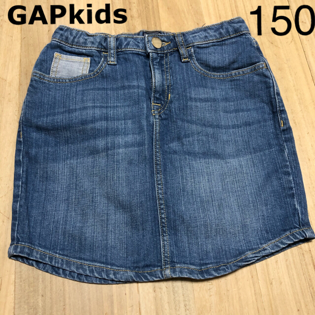 GAP Kids(ギャップキッズ)のGAP kids デニムスカート　150 キッズ/ベビー/マタニティのキッズ服女の子用(90cm~)(スカート)の商品写真