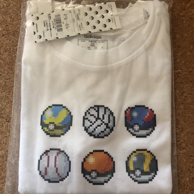 adidas(アディダス)のキッズ140 adidas×ポケモン　Tシャツ　新品 キッズ/ベビー/マタニティのキッズ服男の子用(90cm~)(Tシャツ/カットソー)の商品写真