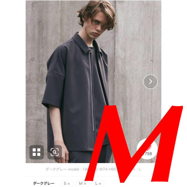 【ATTACHMENT × WYM】MINIMAL ZIP BOX SHIRTメンズ