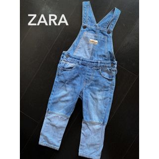 ザラキッズ(ZARA KIDS)のZARA【2回使用】92cm オーバーオール(パンツ/スパッツ)