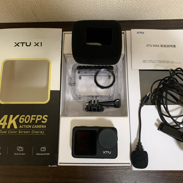スマホ/家電/カメラアクションカメラ　XTU MAX 4K 60fps