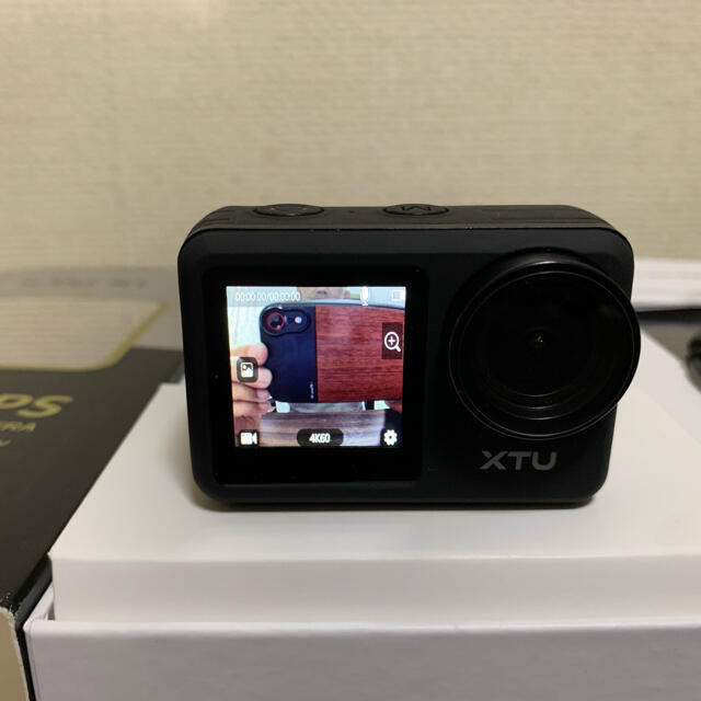 アクションカメラ　XTU MAX 4K 60fps スマホ/家電/カメラのカメラ(ビデオカメラ)の商品写真