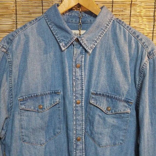 古着 GAP 1969 スリムフィット デニムウエスタンシャツ L | フリマアプリ ラクマ