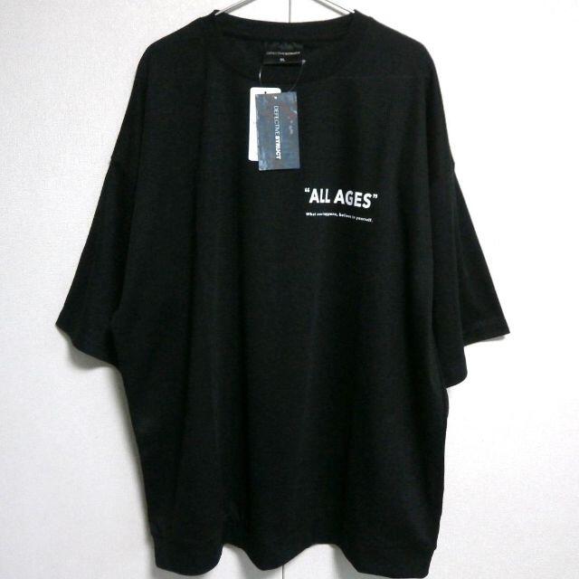 ビッグロゴ黒　新品　５Ｌ　メッシュｔ　英語　速乾　ｔシャツ　半袖 メンズのトップス(Tシャツ/カットソー(半袖/袖なし))の商品写真