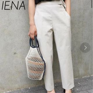 イエナ(IENA)のIENA イエナ ストレッチデザインパンツ(クロップドパンツ)