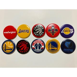 NBA 缶バッジ　10種類セット(バスケットボール)