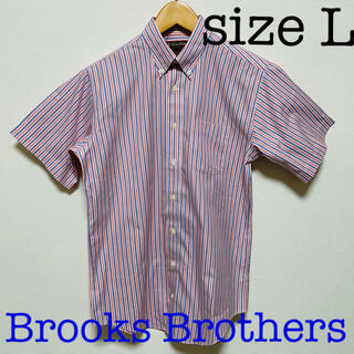 ブルックスブラザース(Brooks Brothers)のブルックスブラザーズ　ストライプ　シャツ　Lサイズ(シャツ)