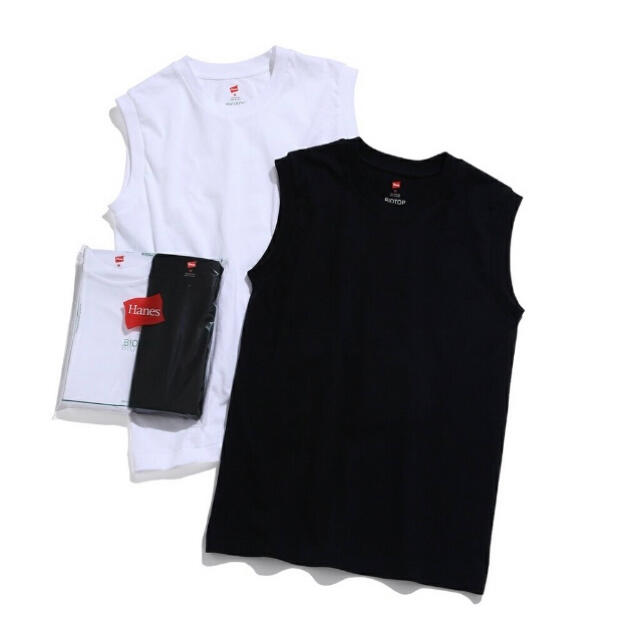 【Hanes for BIOTOP】ノースリーブ　Tシャツ　タンクトップ