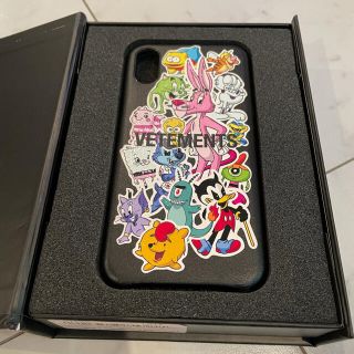 VETEMENTS ブラック モンスター iPhone XS ケース(iPhoneケース)