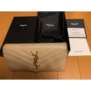 サンローラン(Saint Laurent)のSAINT LAURENT サンローラン　長財布　箱あり　(財布)