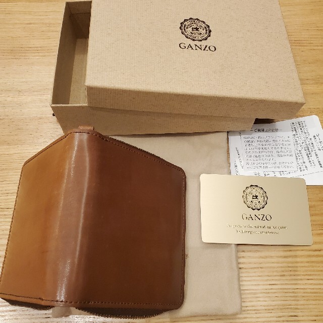 GANZO - 新品未使用 ganzo大阪限定 コンパクトジップウォレット バーボン
