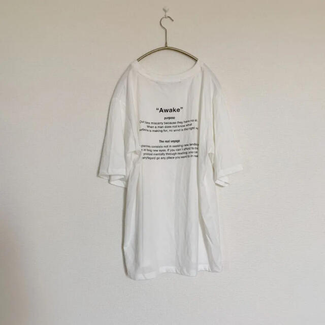 KBF+(ケービーエフプラス)のKBF+　バックレターロゴTシャツ レディースのトップス(Tシャツ(半袖/袖なし))の商品写真