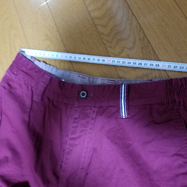 ♪【☀️サマーセール♪】メンズ　ショートパンツ　Mサイズ　赤紫　新品未使用 メンズのパンツ(ショートパンツ)の商品写真