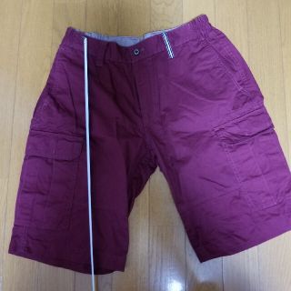 ♪【☀️サマーセール♪】メンズ　ショートパンツ　Mサイズ　赤紫　新品未使用(ショートパンツ)