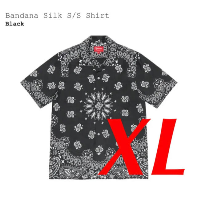 Supreme Bandana Silk S/S Shirt XL