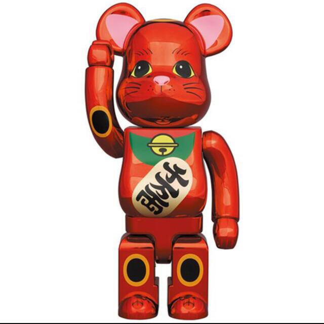 フィギュアBE@RBRICK 招き猫 梅金メッキ100% 400% 1セット ベアブリック