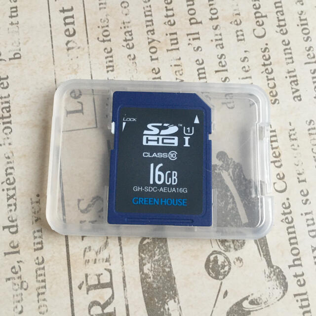 SDカード 16GB  スマホ/家電/カメラのPC/タブレット(PC周辺機器)の商品写真