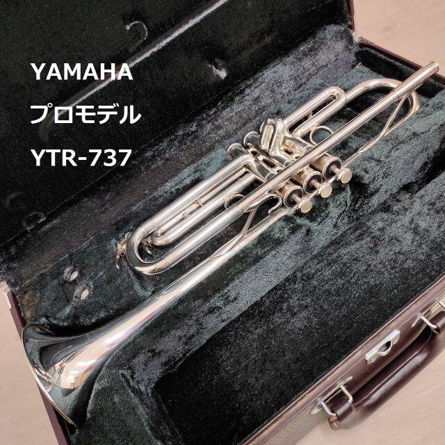 ヤマハ(ヤマハ)のYTR-737 YAHAMA プロモデル トランペット MLボア EMばね 楽器の管楽器(トランペット)の商品写真