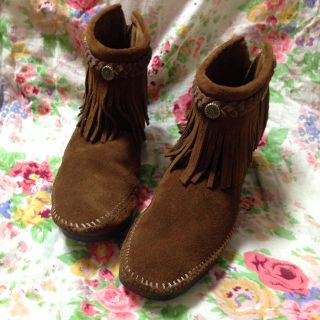 ミネトンカ(Minnetonka)のミネトンカ 5 送込 22cm新品(ブーツ)