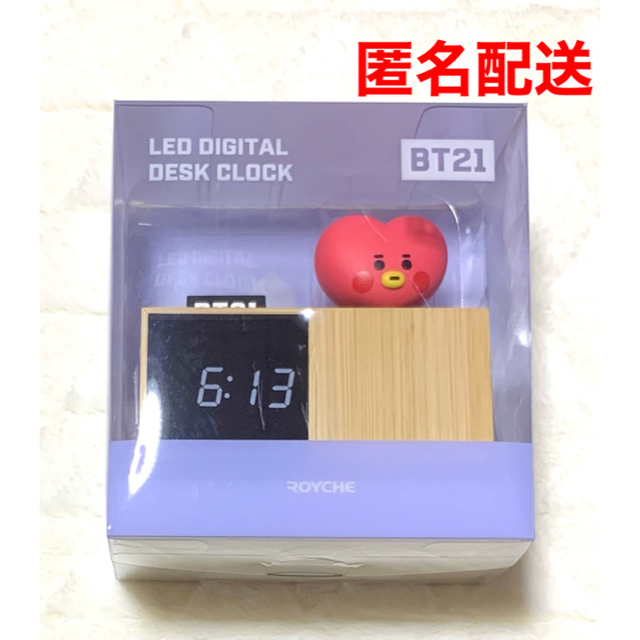 防弾少年団(BTS)(ボウダンショウネンダン)のBt21 BTS デジタル 置き時計 ベビー TATA LED テテ インテリア/住まい/日用品のインテリア小物(置時計)の商品写真