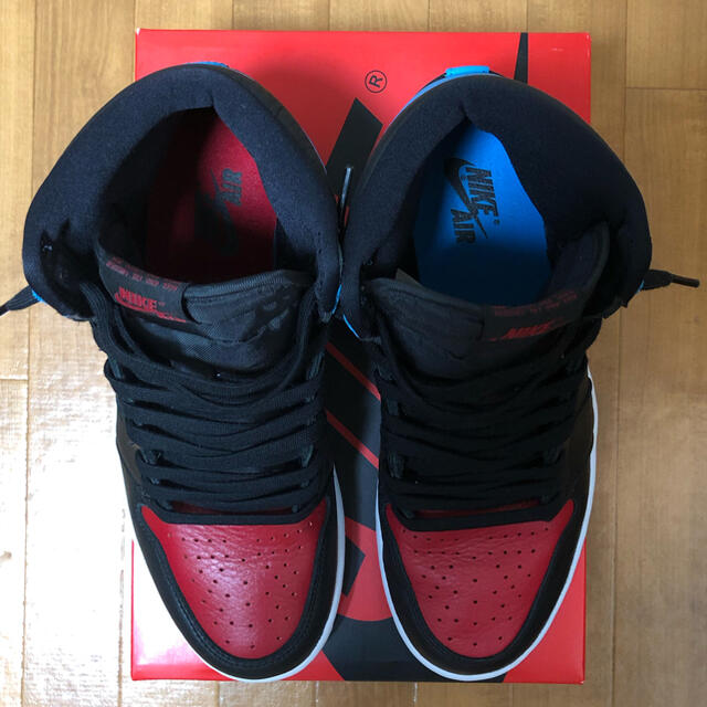 NIKE(ナイキ)のNIKE WMNS AIR JORDAN 1 CHICAGO to UNC メンズの靴/シューズ(スニーカー)の商品写真