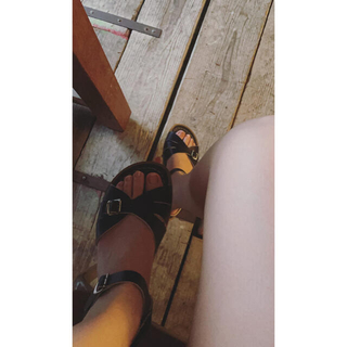 salt water black sandals.(サンダル)
