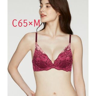 アモスタイル(AMO'S STYLE)のディッツィデイジーレース 夢みるブラ Deep V C65 M(ブラ&ショーツセット)