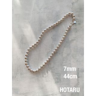 トゥデイフル(TODAYFUL)の《大人気》シルバー925 ナバホパール風 チェーンネックレス(ネックレス)