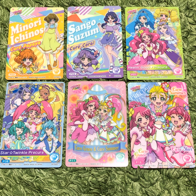 BANDAI(バンダイ)のプリキュア　オールスターズ　グミ　カード エンタメ/ホビーのアニメグッズ(カード)の商品写真