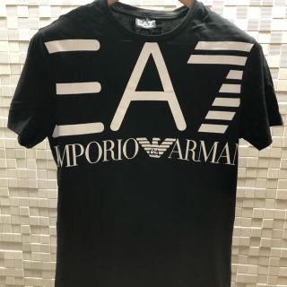 エンポリオアルマーニ(Emporio Armani)のEA7エンポリオアルマーニ　Tシャツ　黒×白(Tシャツ/カットソー(半袖/袖なし))