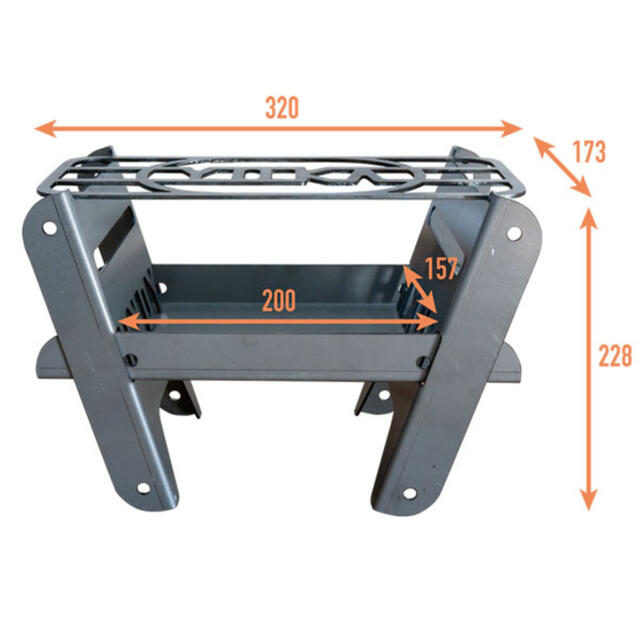YOKA 焚き火台　ソロキャンプ　新品未開封 スポーツ/アウトドアのアウトドア(ストーブ/コンロ)の商品写真