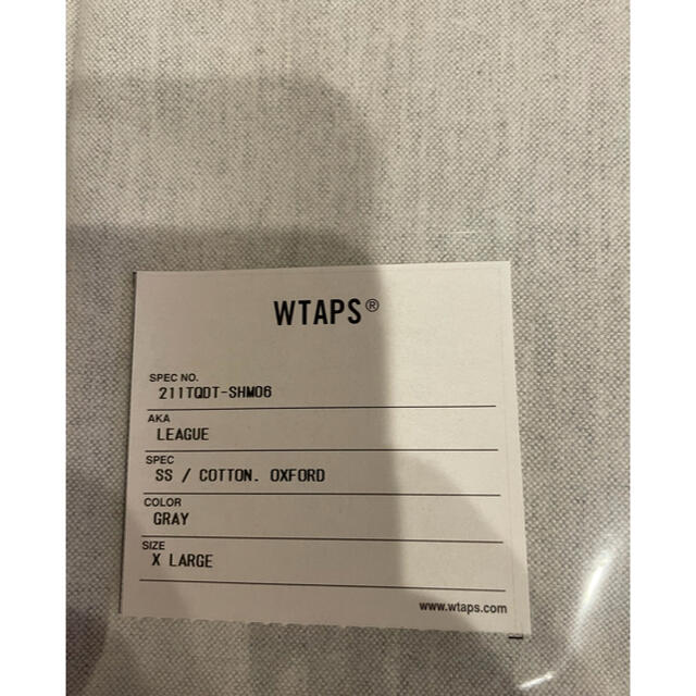 WTAPS 21SS LEAGUE / SS / COTTON サイズXL