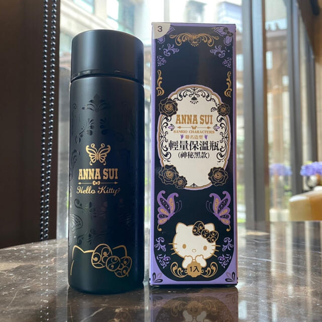 ANNA SUI(アナスイ)の台湾7-11限定★ANNA SUI x kitty コラボステンレスボトル インテリア/住まい/日用品のキッチン/食器(食器)の商品写真