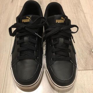 プーマ(PUMA)のPuma プーマ コートポイント　ブラック　24cm(スニーカー)