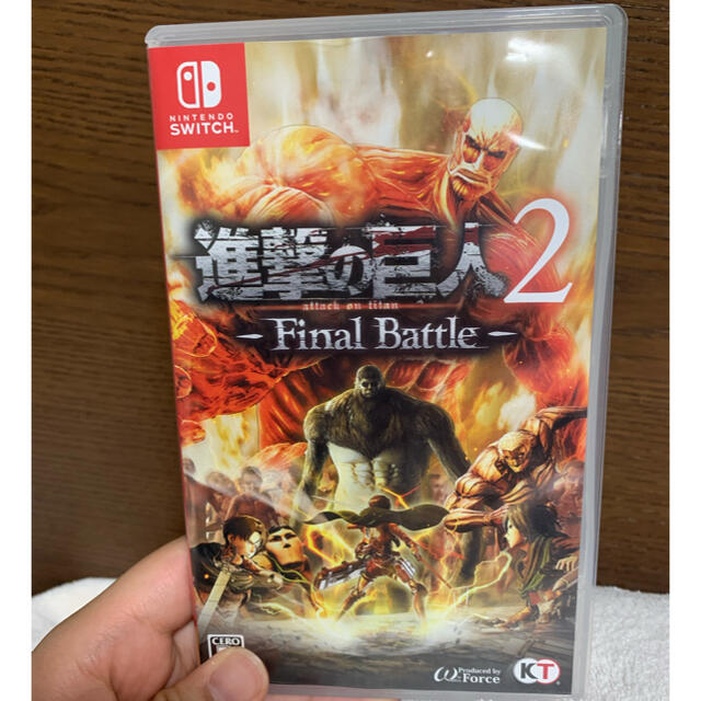 Nintendo Switch(ニンテンドースイッチ)の進撃の巨人2 -Final Battle- Switch エンタメ/ホビーのゲームソフト/ゲーム機本体(家庭用ゲームソフト)の商品写真