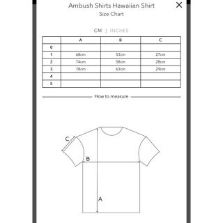 【送料無料】 BTS RM氏着用　ambush アロハシャツ