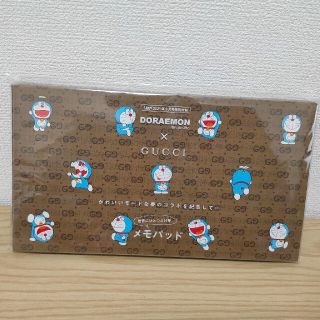 【新品未開封】ドラえもん×GUCCI 付箋(ノート/メモ帳/ふせん)