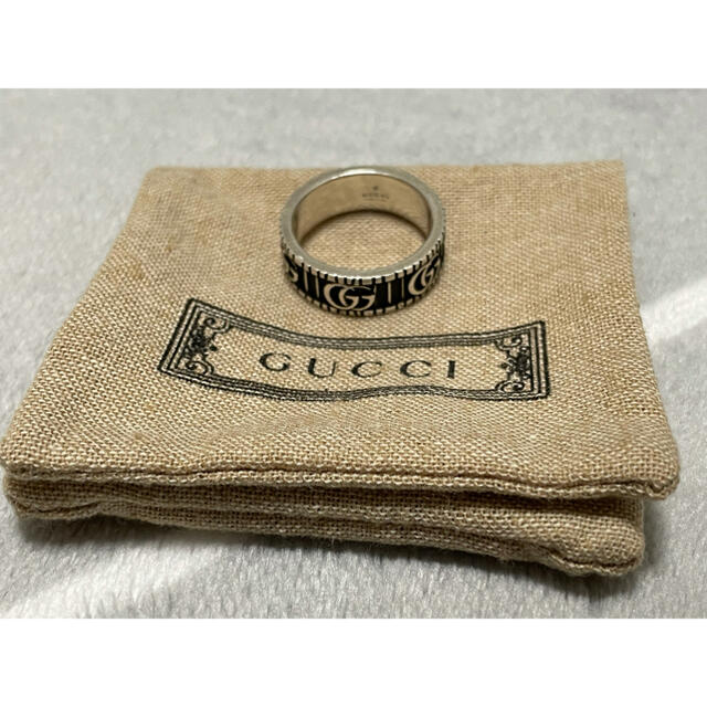 Gucci(グッチ)のGUCCI ダブルG シルバーリング メンズのアクセサリー(リング(指輪))の商品写真