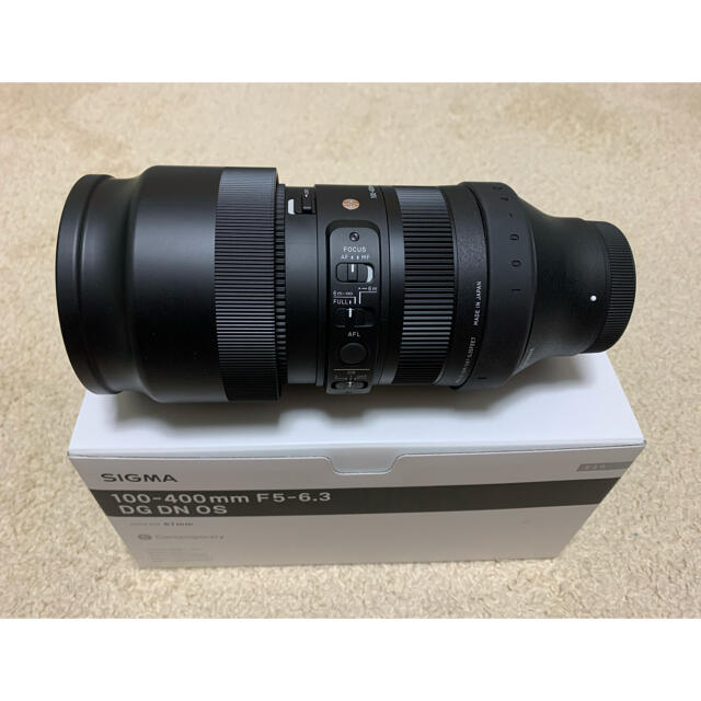 SIGMA(シグマ)のsigma 100-400mm F5-6.3 DG DN OS　三脚座付き スマホ/家電/カメラのカメラ(レンズ(ズーム))の商品写真